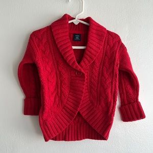 Baby gap 18-24m red sweater.